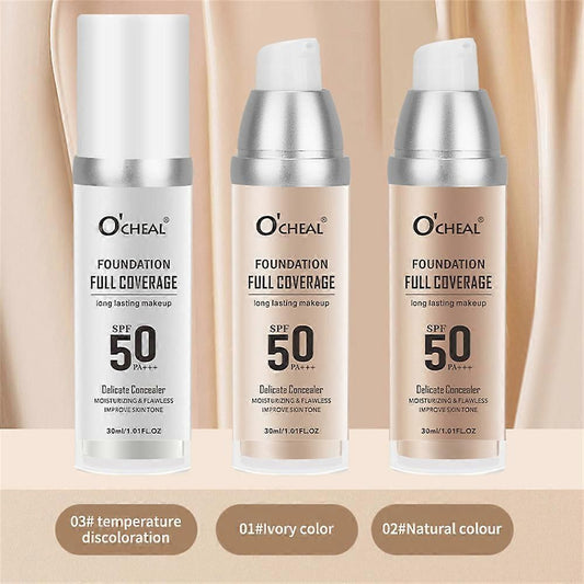 Fond de ten cu acoperire totală cu SPF 50